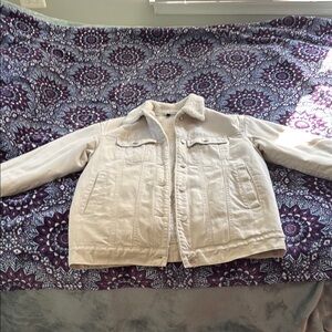 Divided Cream Fleece Jacket